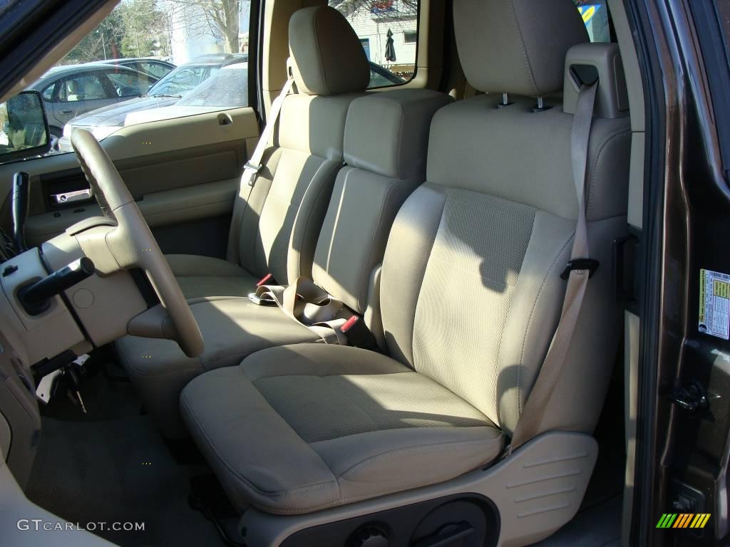 2006 F150 XLT SuperCab 4x4 - Dark Stone Metallic / Tan photo #12