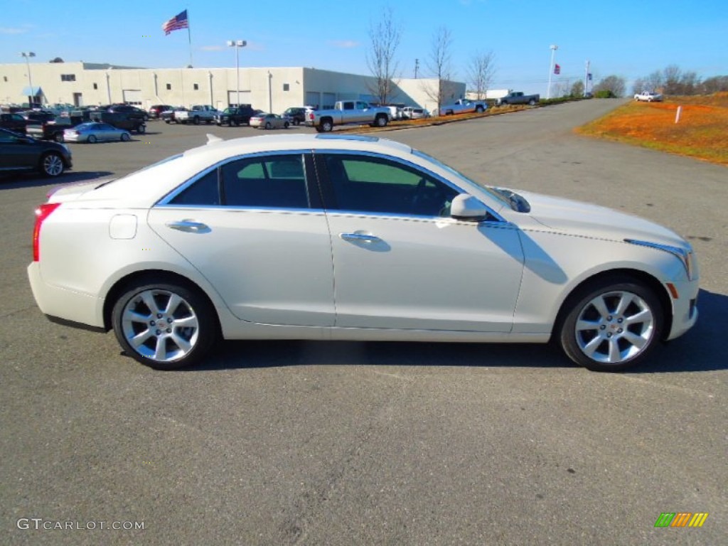 White Diamond Tricoat 2013 Cadillac ATS 2.0L Turbo Exterior Photo #76415952