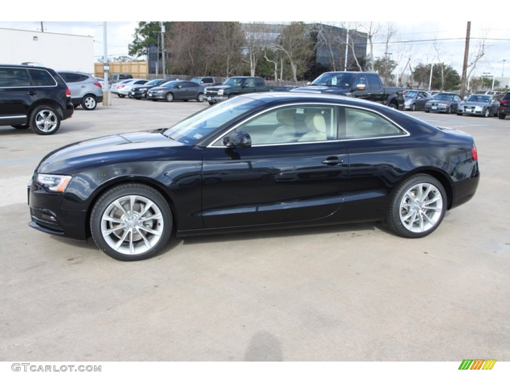 Phantom Black Pearl Effect 2013 Audi A5 2.0T quattro Coupe Exterior Photo #76416039