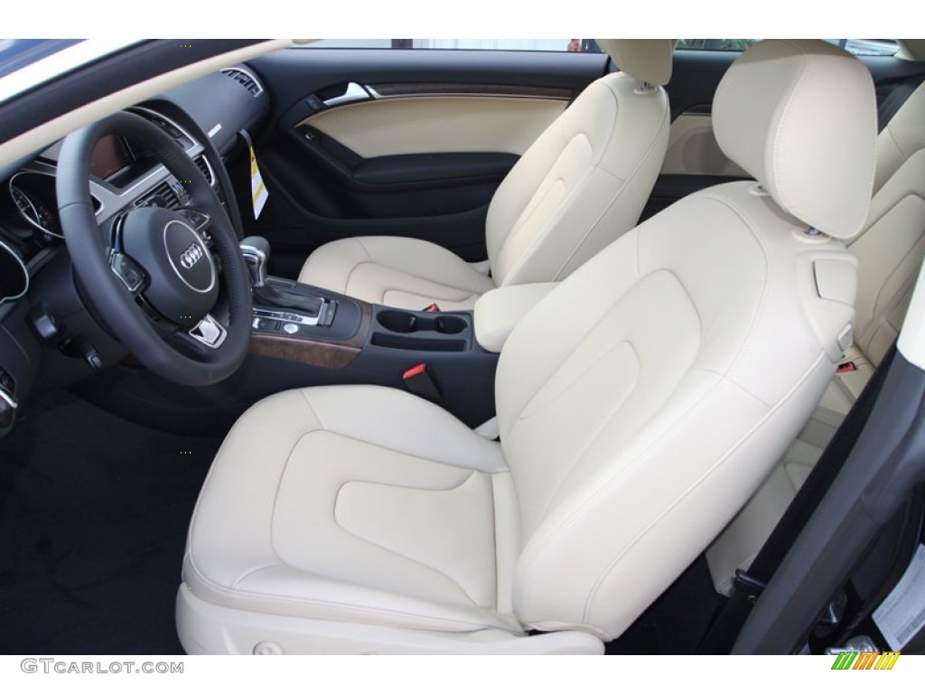 Velvet Beige Interior 2013 Audi A5 2.0T quattro Coupe Photo #76416201