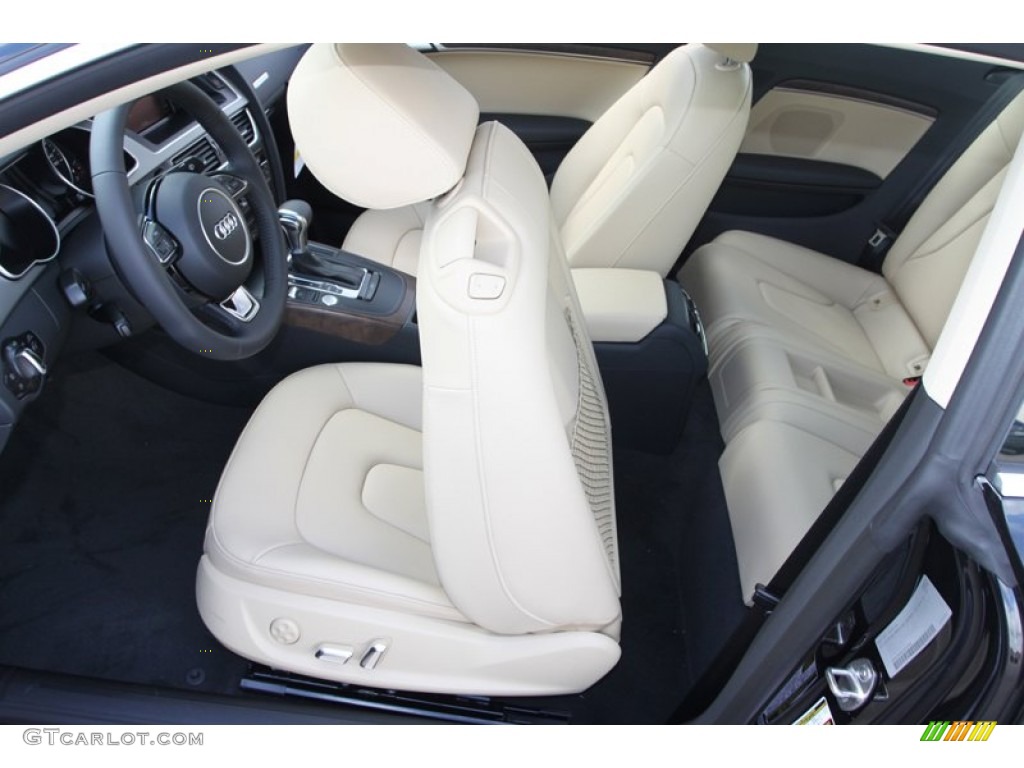 Velvet Beige Interior 2013 Audi A5 2.0T quattro Coupe Photo #76416228