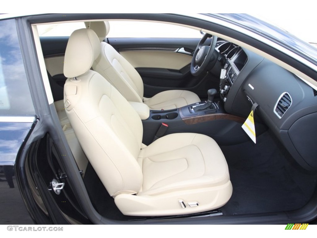 Velvet Beige Interior 2013 Audi A5 2.0T quattro Coupe Photo #76416375