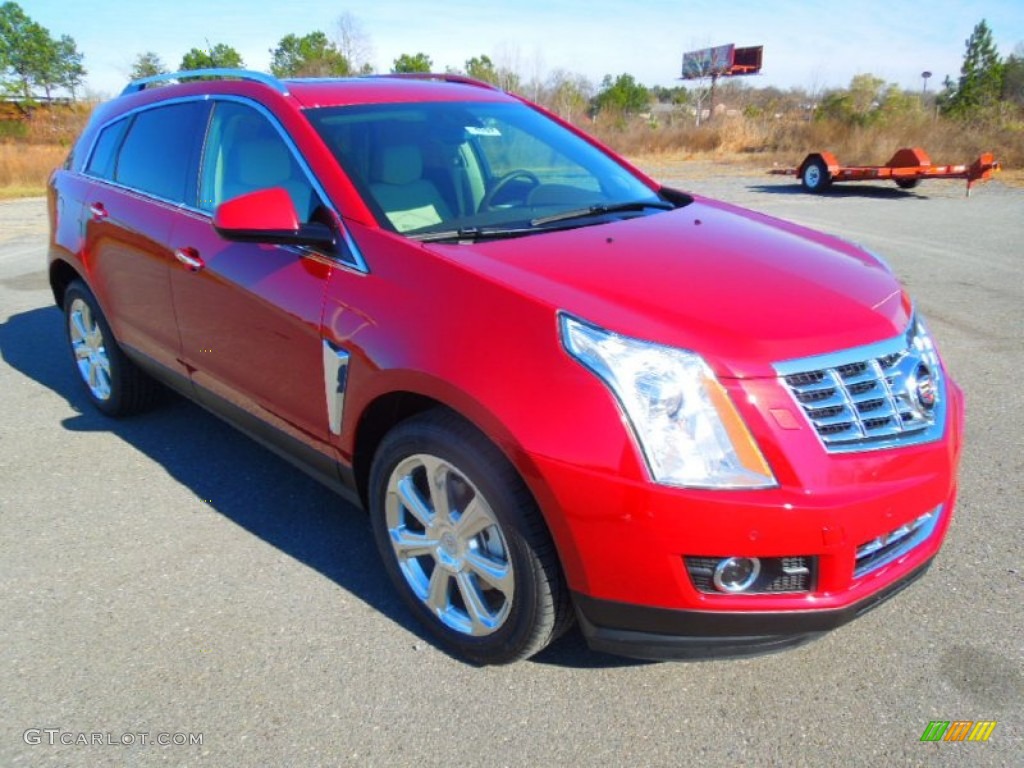 2013 SRX Performance FWD - Crystal Red Tintcoat / Shale/Brownstone photo #2