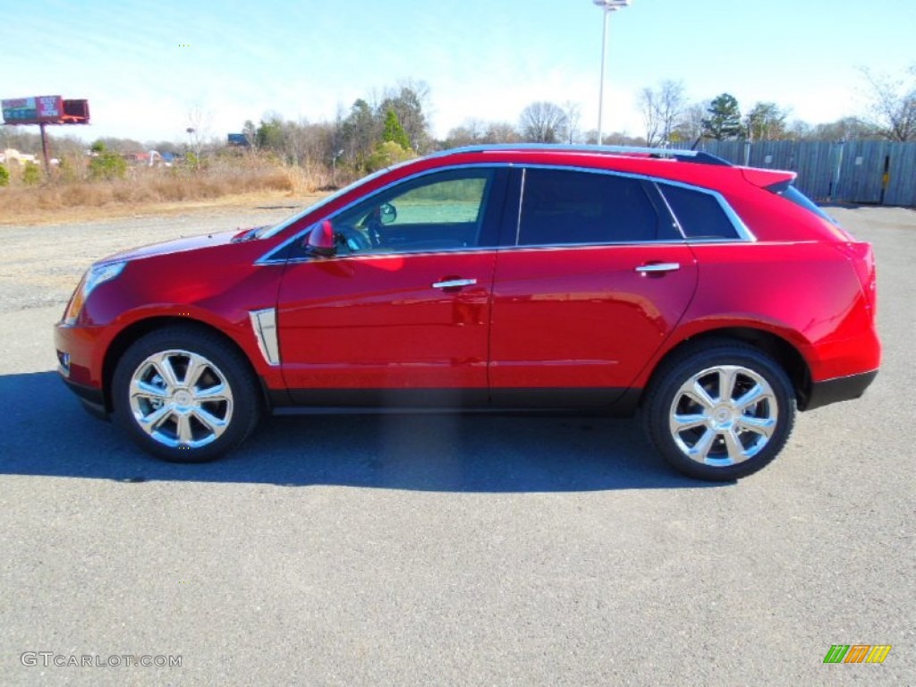 2013 SRX Performance FWD - Crystal Red Tintcoat / Shale/Brownstone photo #3