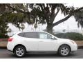 2013 Pearl White Nissan Rogue SV  photo #3