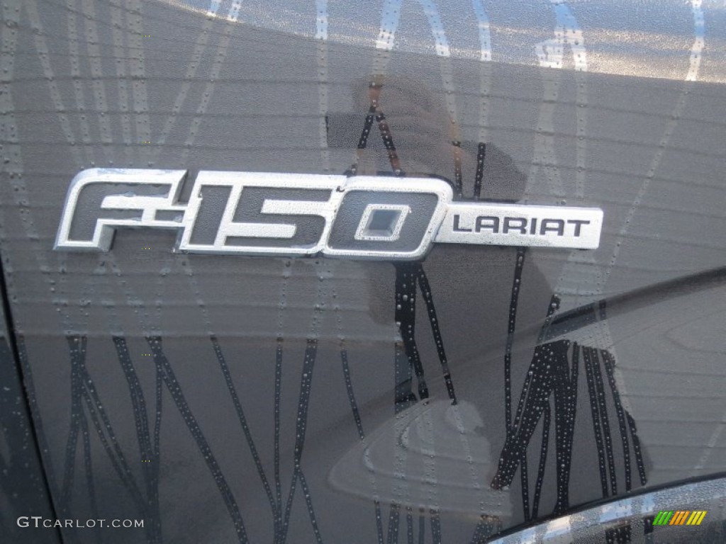 2010 F150 Lariat SuperCrew - Tuxedo Black / Black photo #14