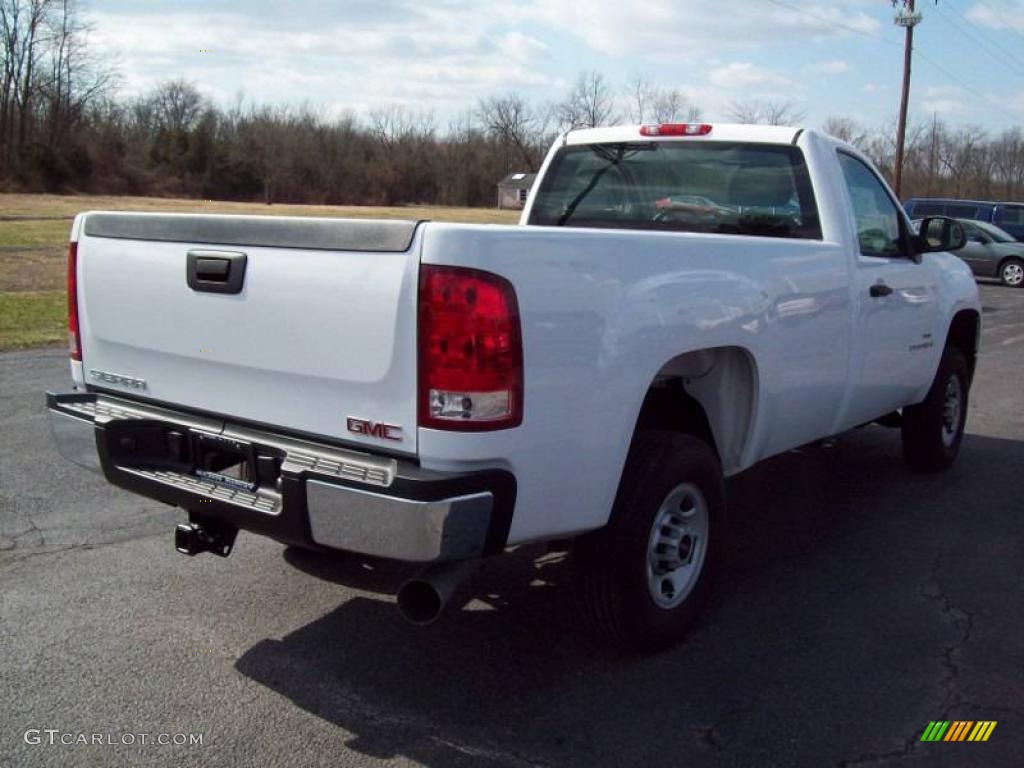 2007 Sierra 2500HD Regular Cab - Summit White / Dark Titanium photo #3