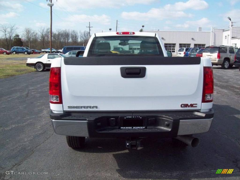 2007 Sierra 2500HD Regular Cab - Summit White / Dark Titanium photo #4