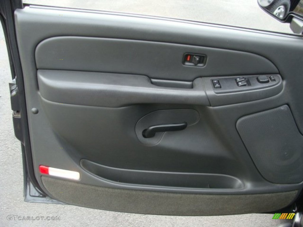 2005 Silverado 1500 LS Extended Cab 4x4 - Black / Dark Charcoal photo #6