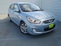 2013 Clearwater Blue Hyundai Accent SE 5 Door  photo #1