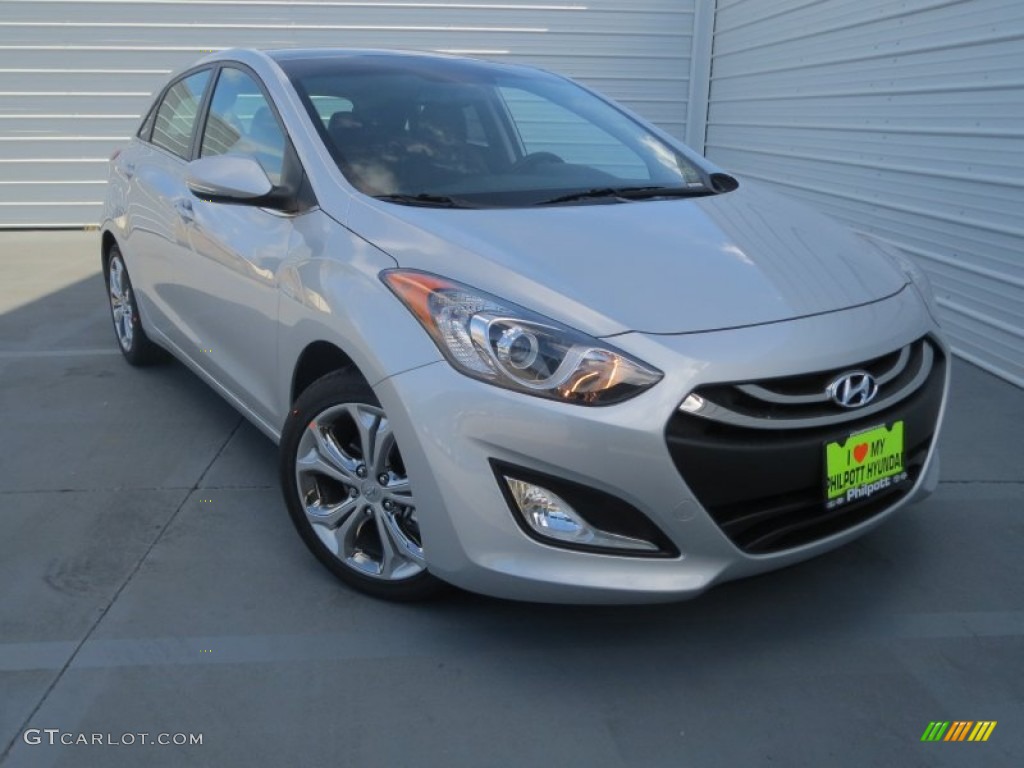 2013 Elantra GT - Silver / Blue photo #1