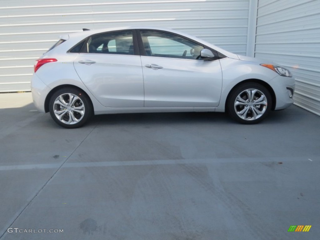 2013 Elantra GT - Silver / Blue photo #2