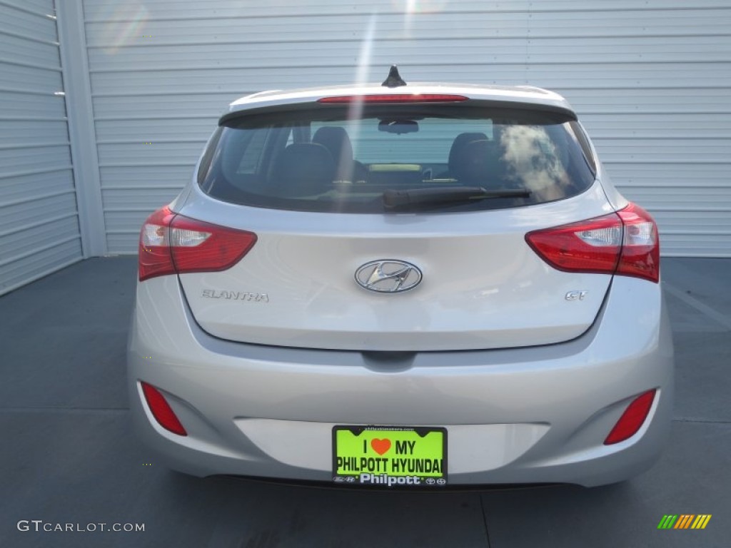 2013 Elantra GT - Silver / Blue photo #4