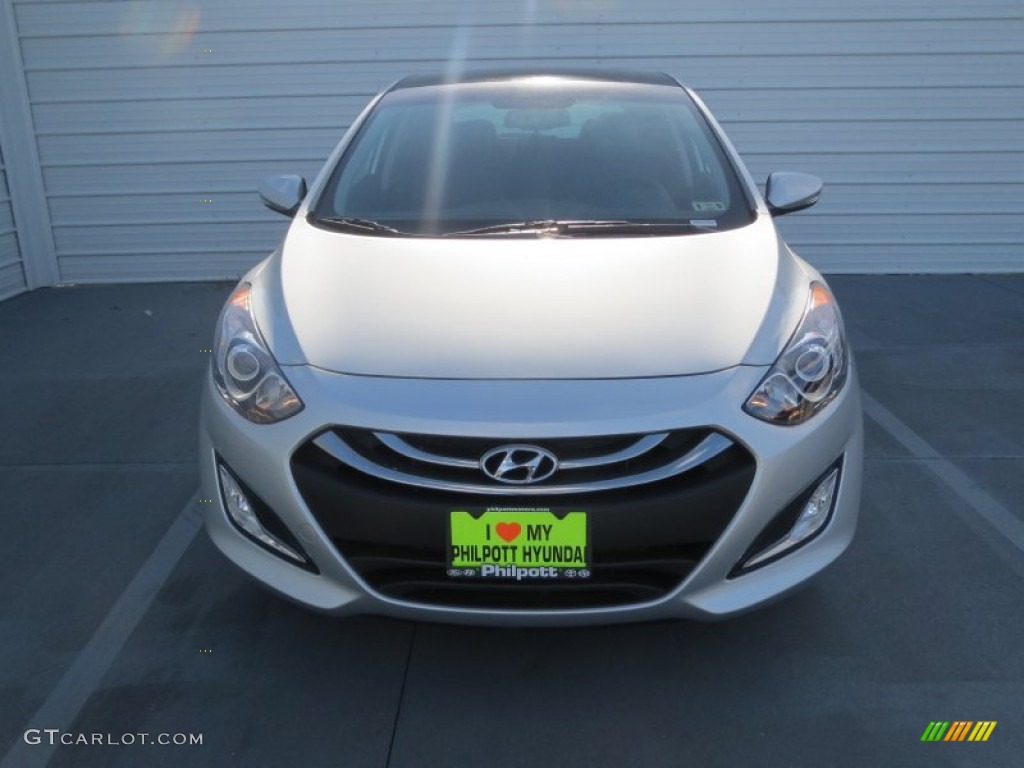 2013 Elantra GT - Silver / Blue photo #7
