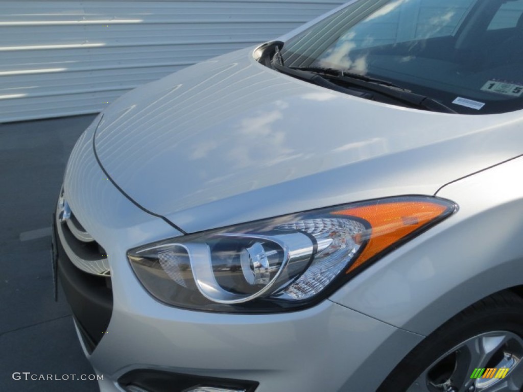 2013 Elantra GT - Silver / Blue photo #9