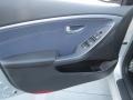 Blue 2013 Hyundai Elantra GT Door Panel