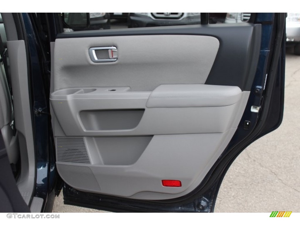 2012 Pilot LX 4WD - Bali Blue Pearl / Gray photo #17