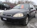 Flamenco Black Pearl - Civic LX Sedan Photo No. 1