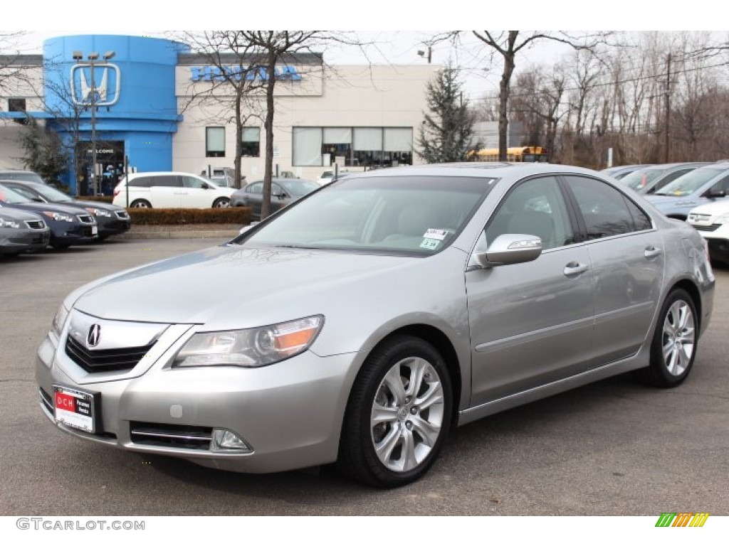 2009 RL 3.7 AWD Sedan - Platinum Frost Metallic / Taupe photo #1