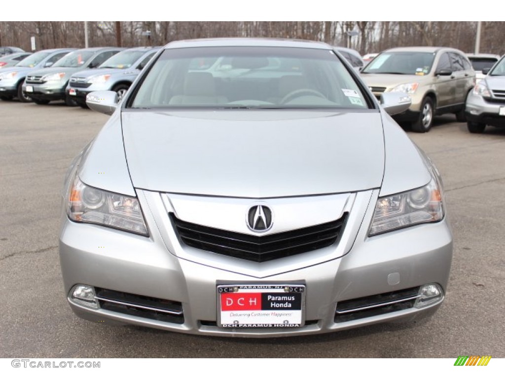 2009 RL 3.7 AWD Sedan - Platinum Frost Metallic / Taupe photo #2