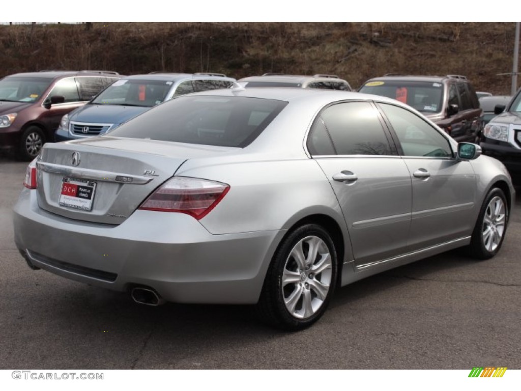 2009 RL 3.7 AWD Sedan - Platinum Frost Metallic / Taupe photo #5
