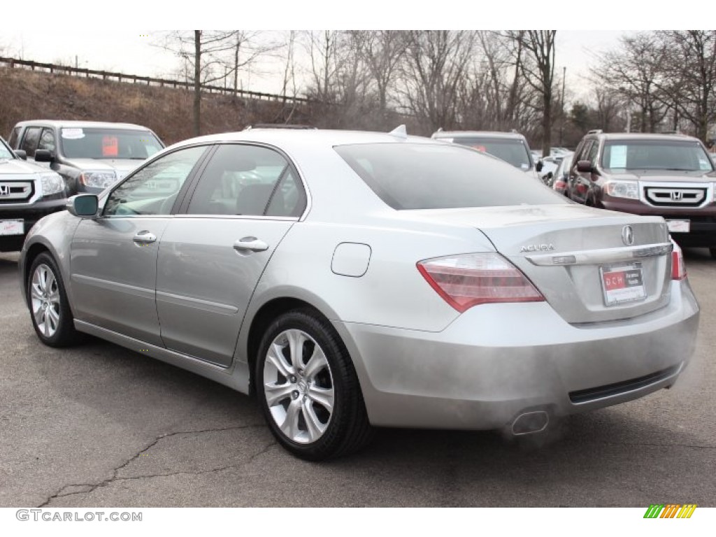 2009 RL 3.7 AWD Sedan - Platinum Frost Metallic / Taupe photo #7