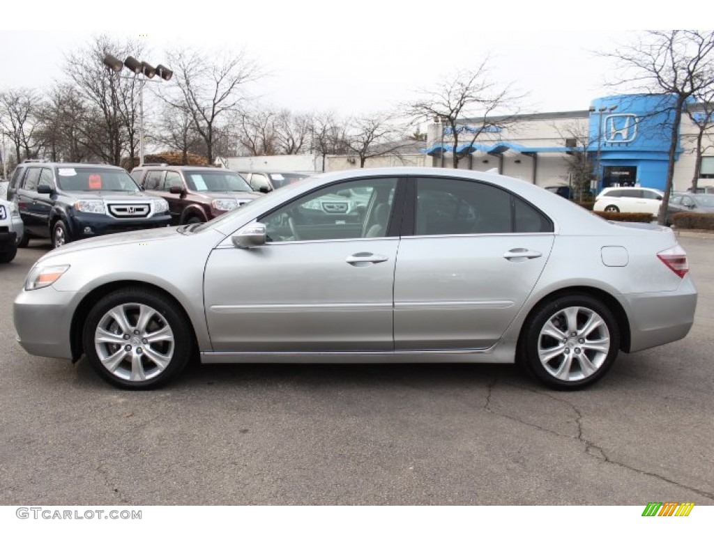 2009 RL 3.7 AWD Sedan - Platinum Frost Metallic / Taupe photo #8