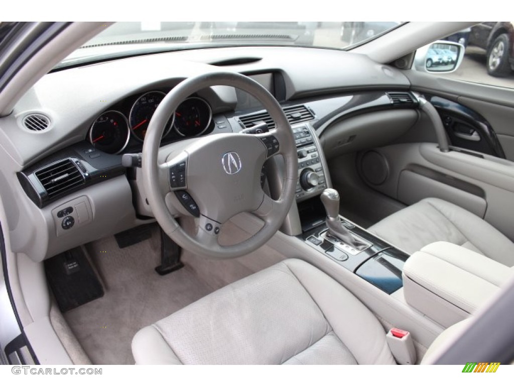 Taupe Interior 2009 Acura RL 3.7 AWD Sedan Photo #76422297