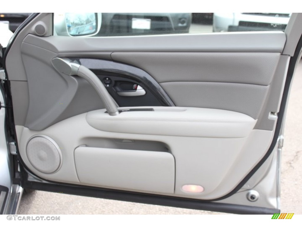 2009 Acura RL 3.7 AWD Sedan Taupe Door Panel Photo #76422437