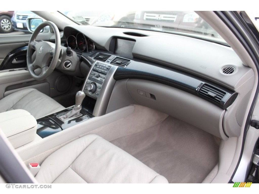 2009 Acura RL 3.7 AWD Sedan Taupe Dashboard Photo #76422450