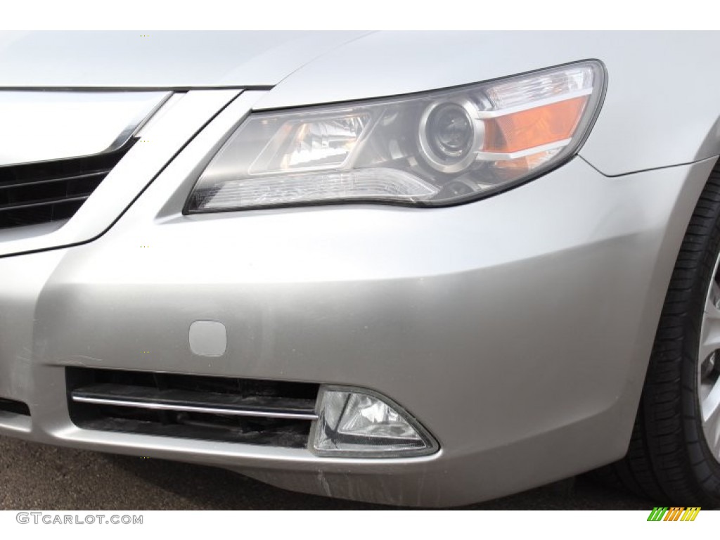 2009 RL 3.7 AWD Sedan - Platinum Frost Metallic / Taupe photo #24