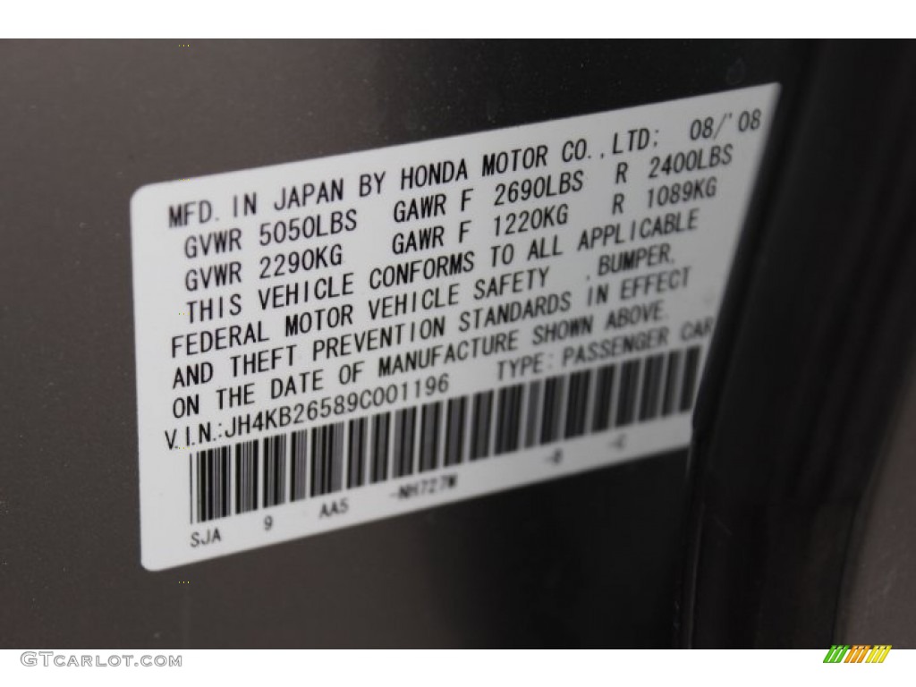 2009 RL 3.7 AWD Sedan - Platinum Frost Metallic / Taupe photo #27