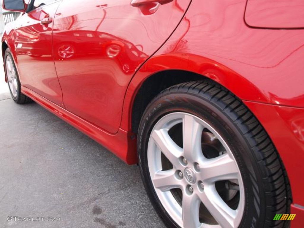 2009 Camry SE - Barcelona Red Metallic / Ash photo #4