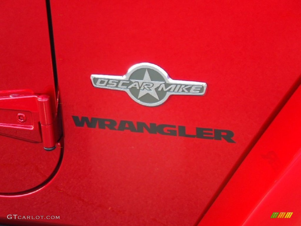 2013 Jeep Wrangler Oscar Mike Freedom Edition 4x4 Marks and Logos Photo #76422771
