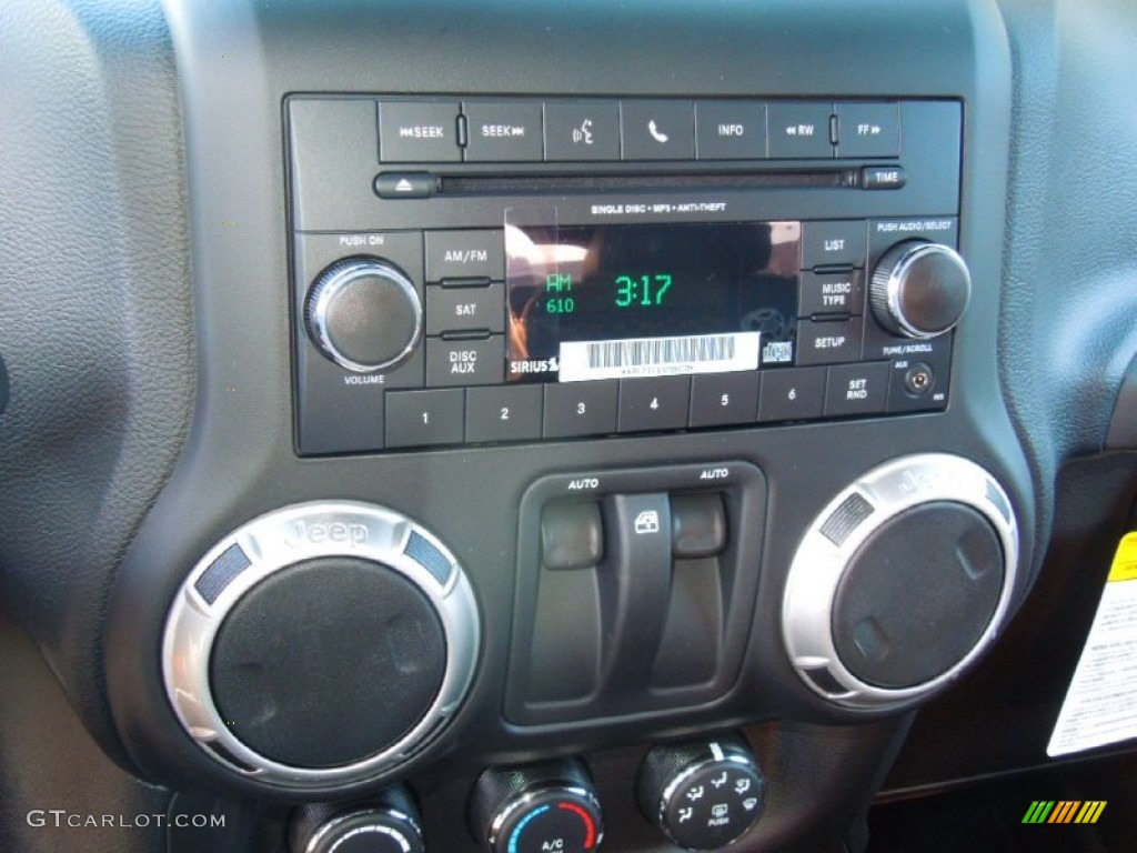 2013 Jeep Wrangler Oscar Mike Freedom Edition 4x4 Controls Photo #76422915