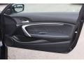 Black 2009 Honda Accord EX-L V6 Coupe Door Panel