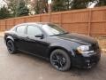 Black 2013 Dodge Avenger SXT Blacktop Exterior