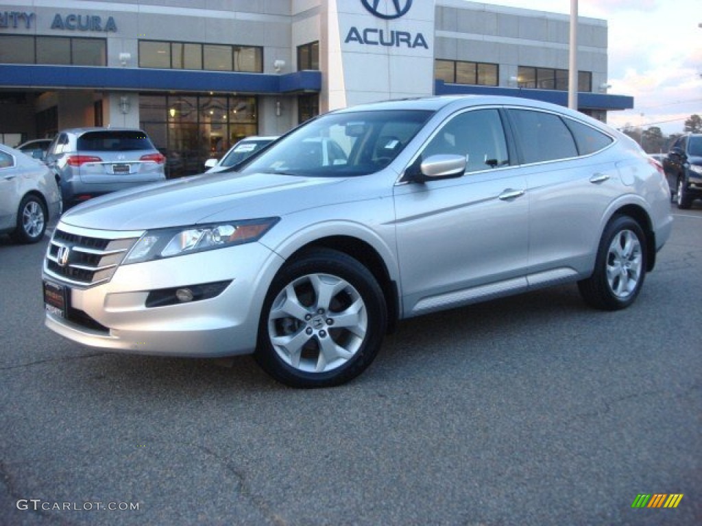 Alabaster Silver Metallic 2010 Honda Accord Crosstour EX-L 4WD Exterior Photo #76423878