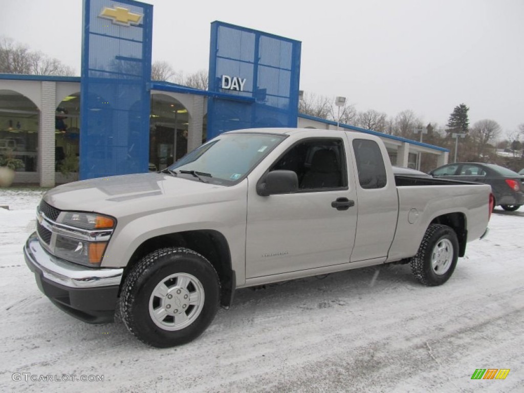 2005 Colorado LS Extended Cab - Silver Birch Metallic / Medium Dark Pewter photo #1