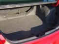 2013 Dodge Dart Black/Ruby Red Interior Trunk Photo