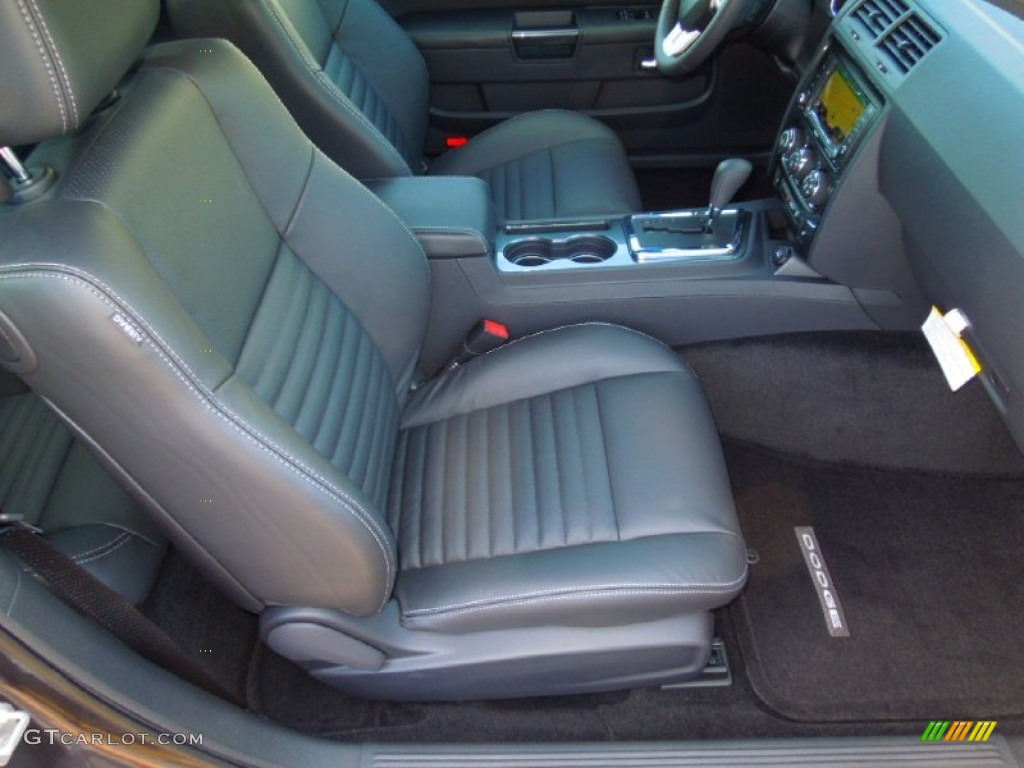 Dark Slate Gray Interior 2013 Dodge Challenger SXT Plus Photo #76424919