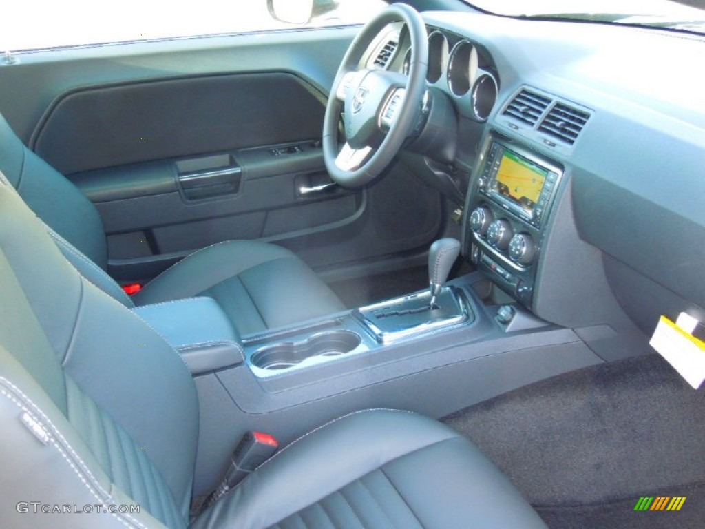 Dark Slate Gray Interior 2013 Dodge Challenger SXT Plus Photo #76424958