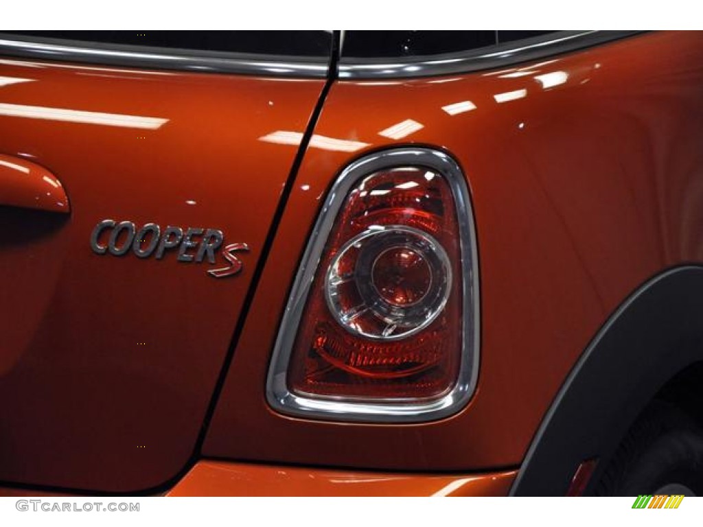 2013 Cooper S Hardtop - Spice Orange Metallic / Recaro Sport Black/Dinamica photo #13