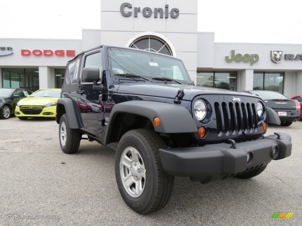 2013 Wrangler Sport 4x4 - True Blue Pearl / Black photo #1