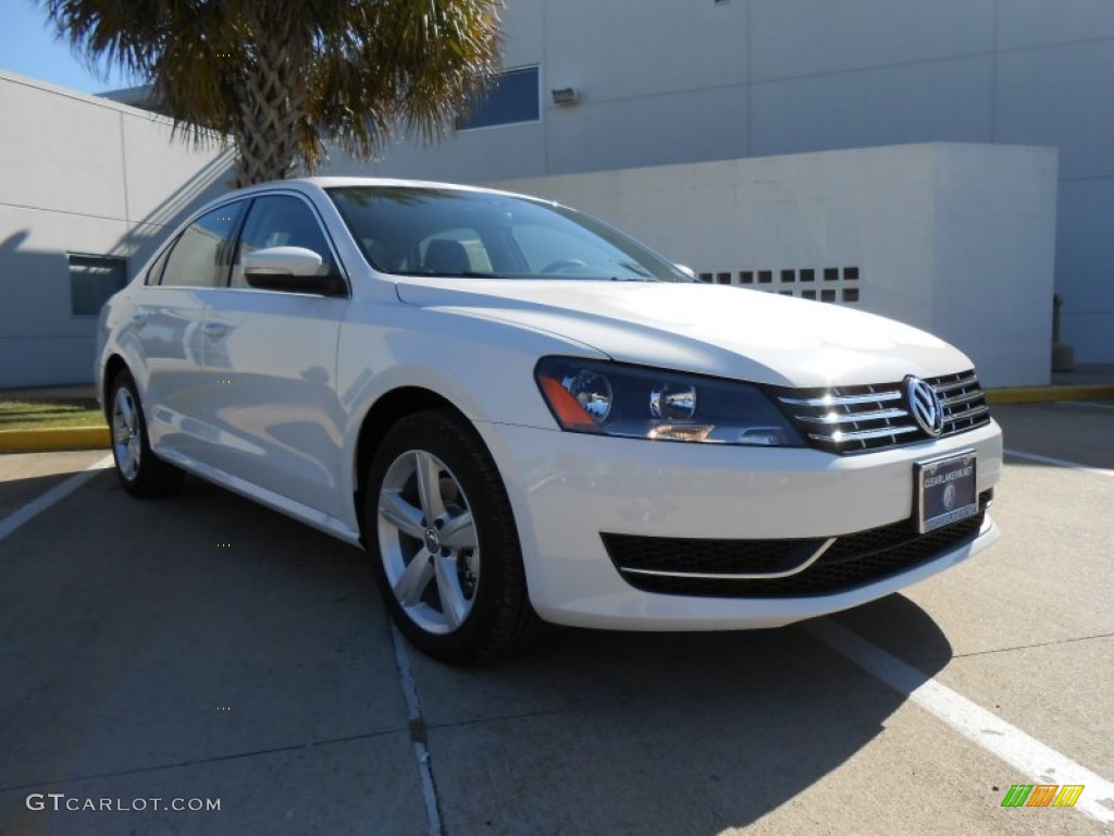 Candy White Volkswagen Passat