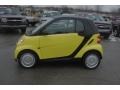 Light Yellow 2010 Smart fortwo pure coupe Exterior