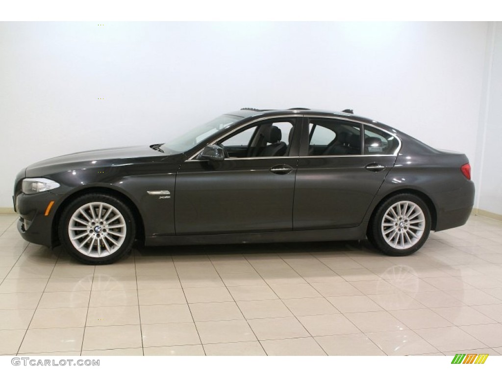 Dark Graphite Metallic 2011 BMW 5 Series 535i xDrive Sedan Exterior Photo #76428996
