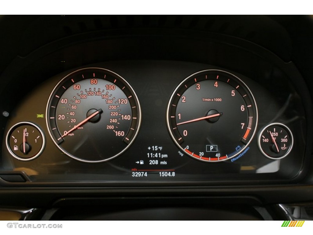 2011 BMW 5 Series 535i xDrive Sedan Gauges Photo #76429059