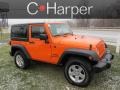 2012 Crush Orange Jeep Wrangler Sport S 4x4  photo #1