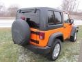 Crush Orange 2012 Jeep Wrangler Sport S 4x4 Exterior